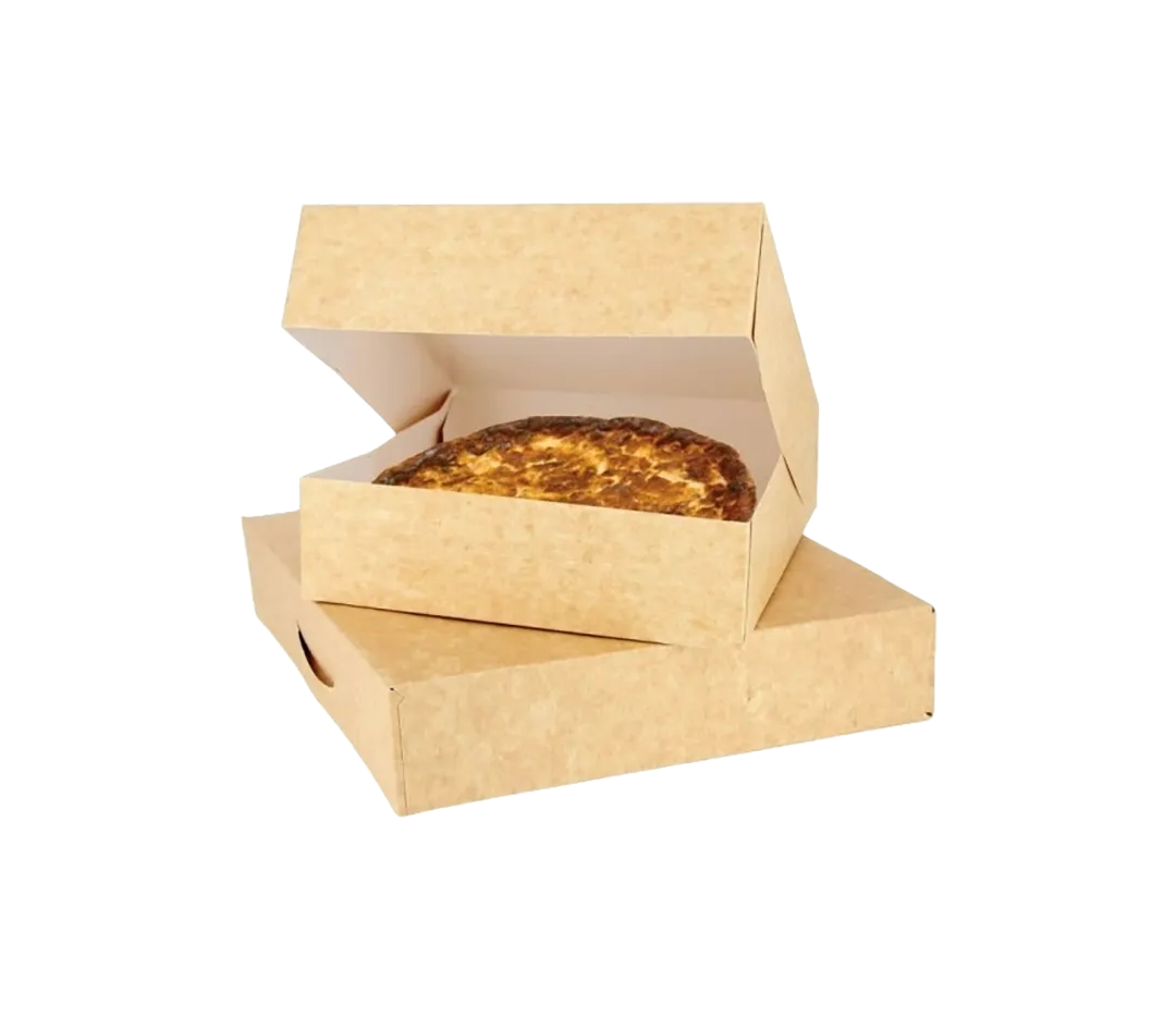 Boites pâtissières kraft brun x 50