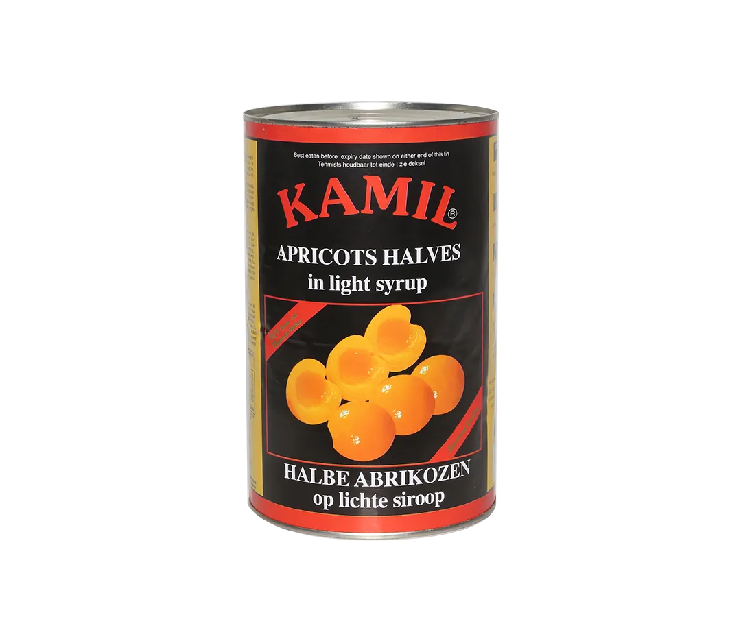 Abricots oreillons sirop - 5/1