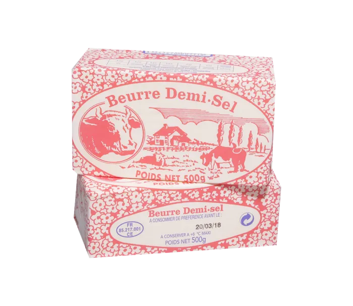 Beurre demi-sel - 2x500g