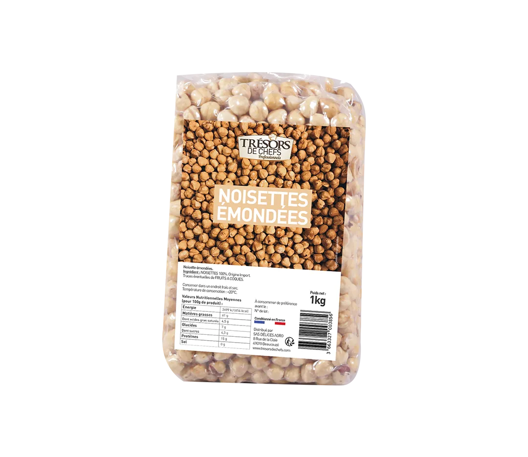 Noisettes émondées - 1kg