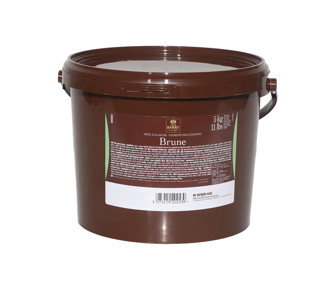 Pâte à glacer brune - 5kg