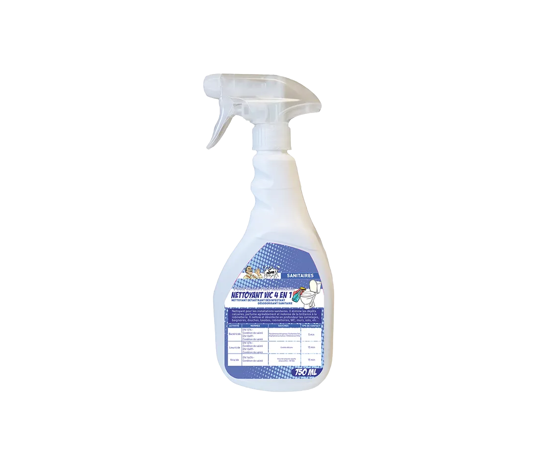 Nettoyant pour WC 4 en 1 - 750ml
