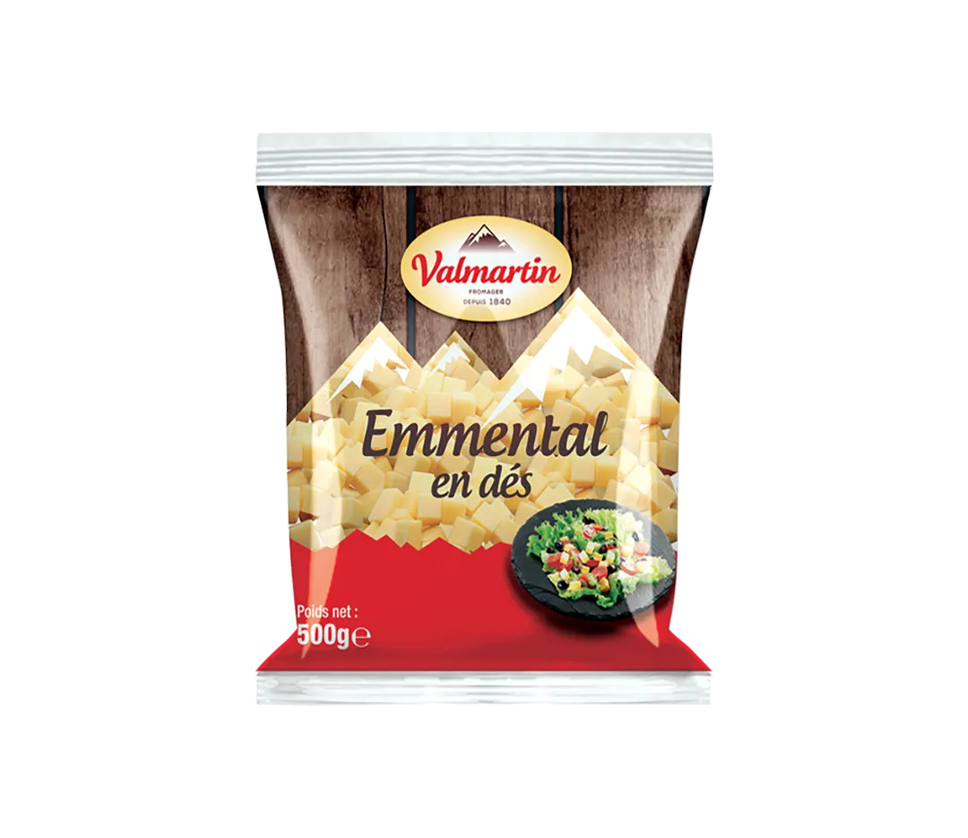 Emmental en dés - 500g