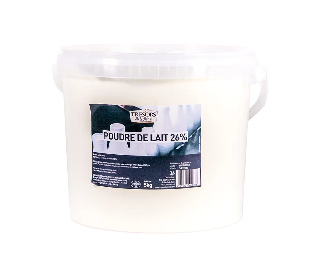 Poudre de lait 26% - 5kg