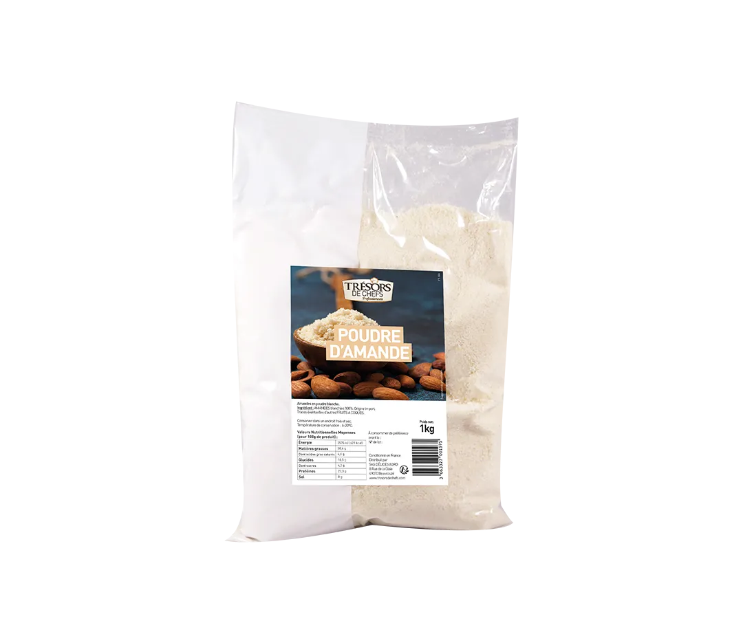 Poudre d'amandes blanche - 1kg
