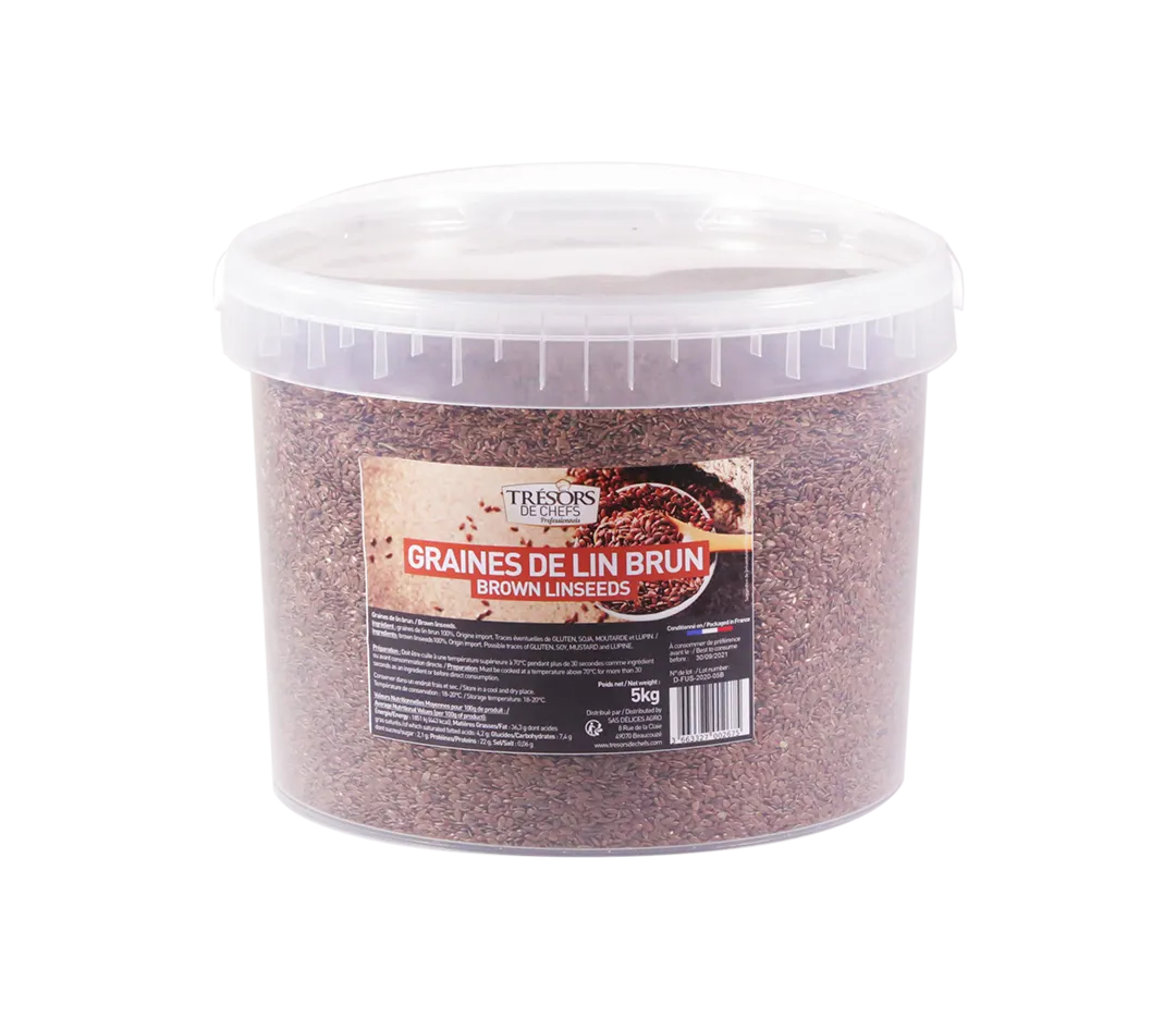 Graines de lin brun - 5kg
