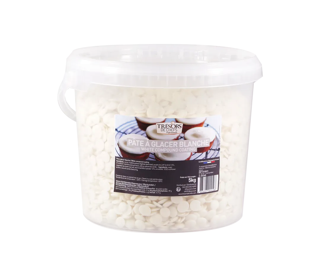 Pâte à glacer blanche - 5kg