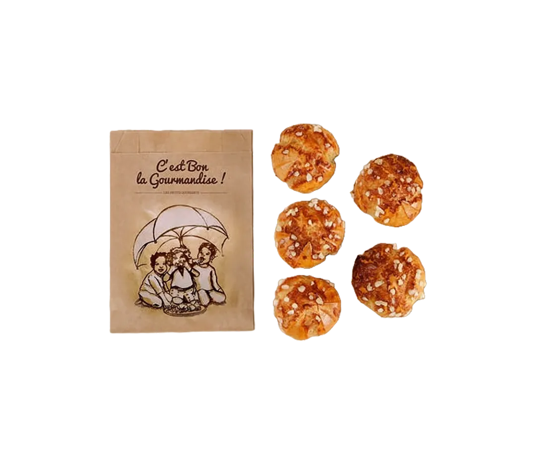 Sac croissant kraft - x1000
