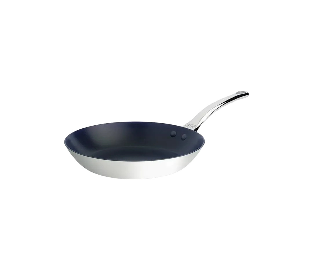 Poêle ronde anti-adhésive - Inox 28 cm