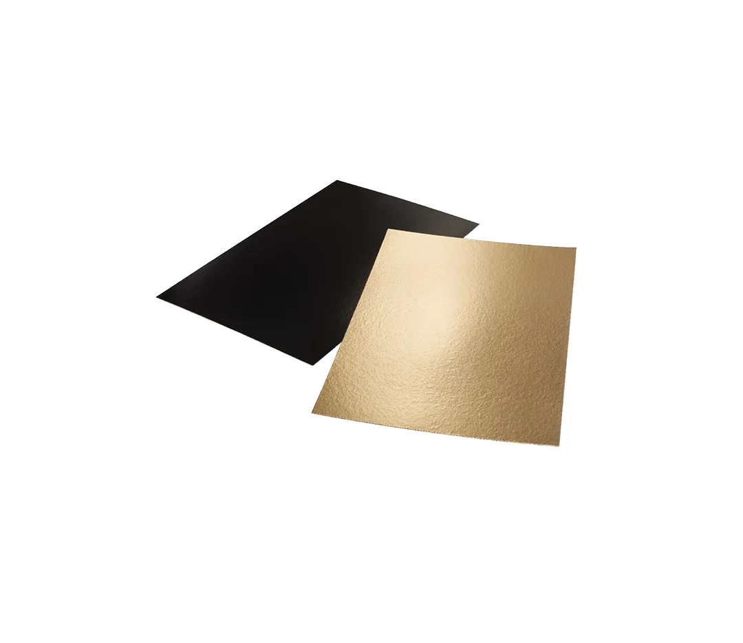 RECTANGLE OR/NOIR 14X16CM PQT 50