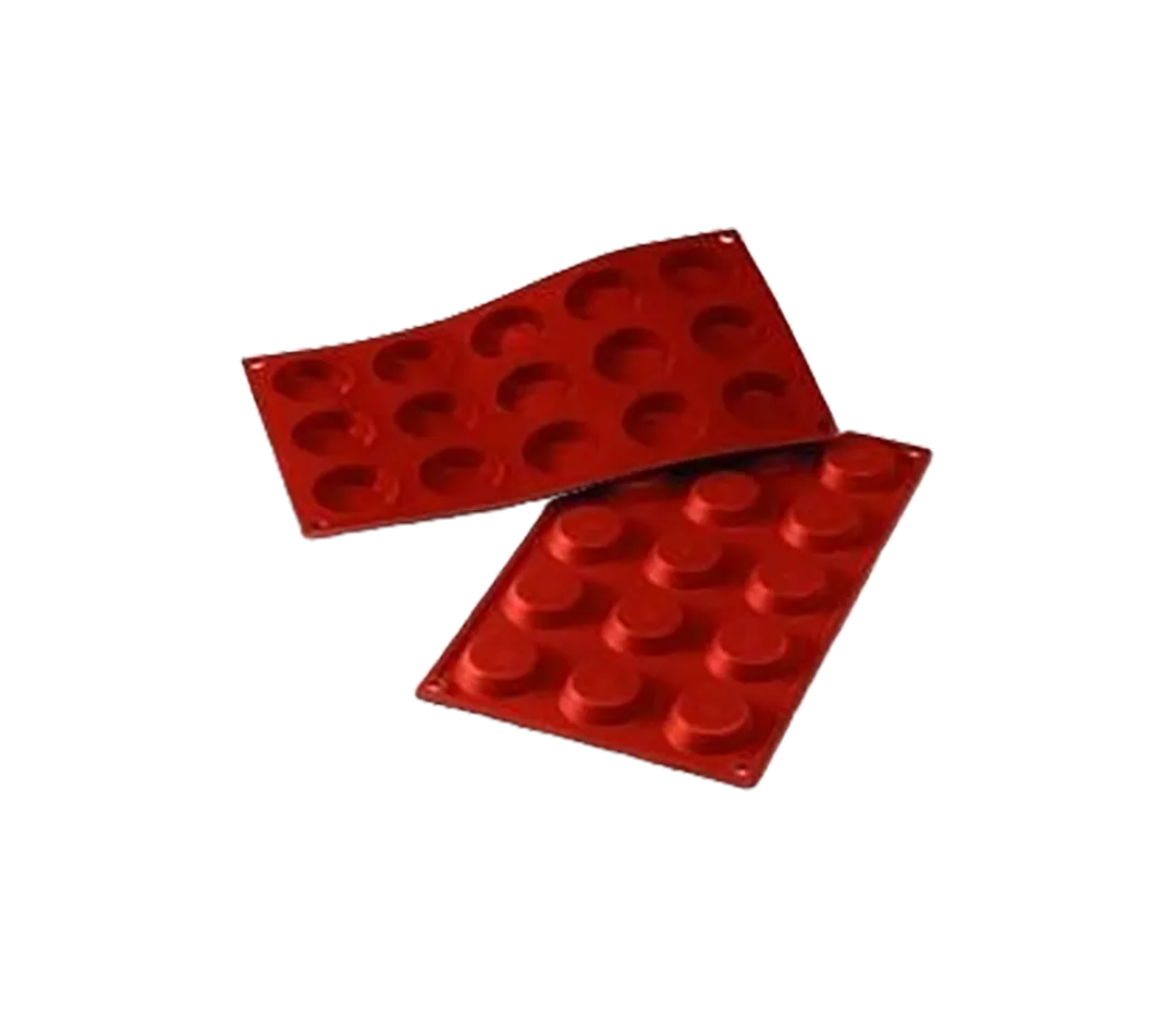 Moules silicone 15 mini tartelettes.
