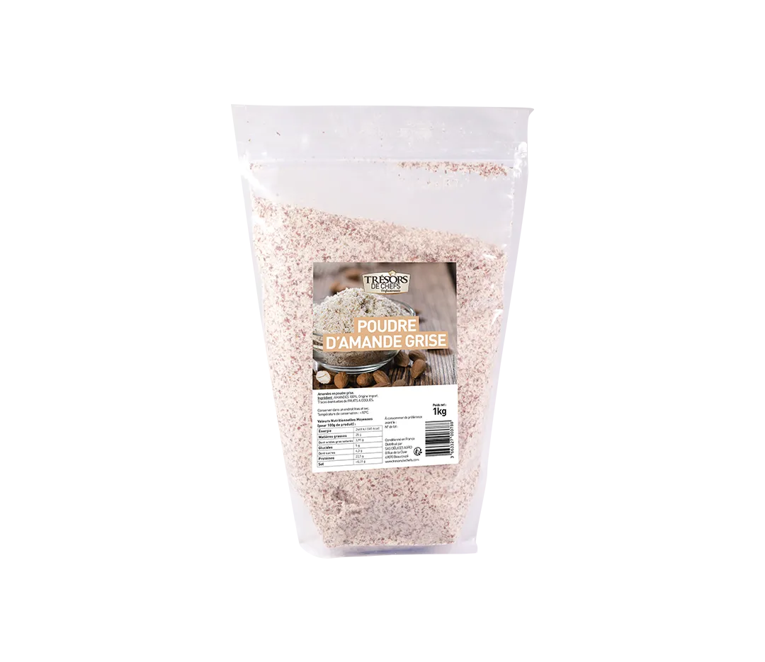 Poudre d'amandes grise - 1kg