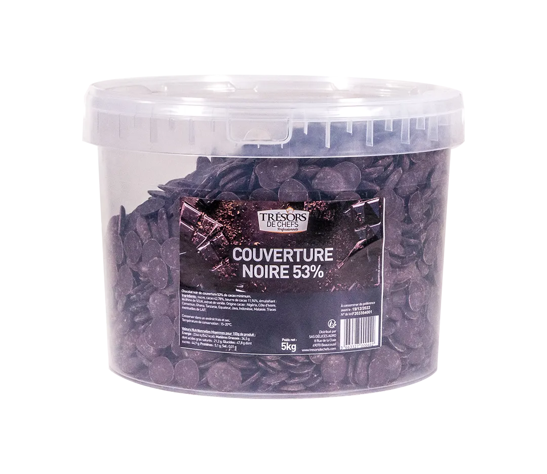 Chocolat noir 53% - 5kg
