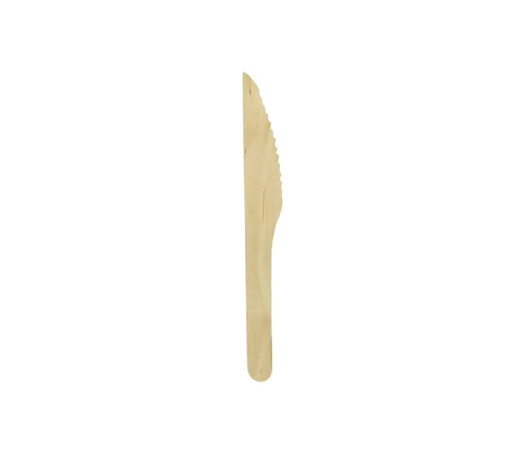 Couteaux couverts en bois x100