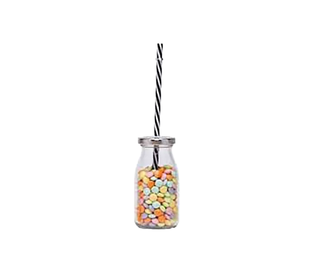 Bouteille limonade avec paille