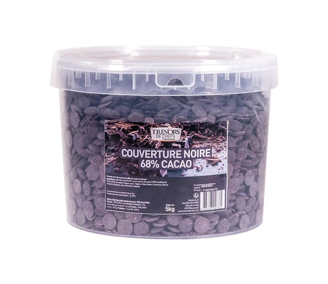 Couverture noire 68% - 5 kg