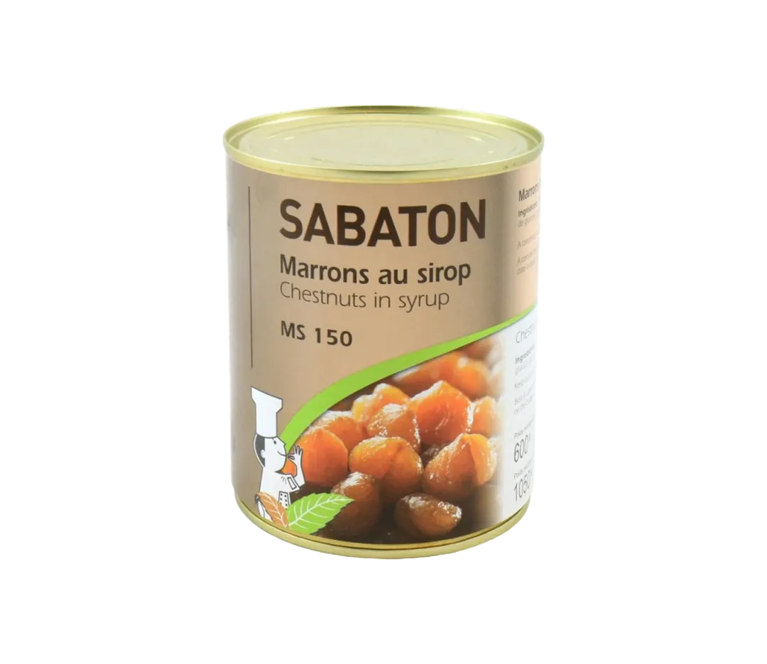 Marrons au sirop - boite 4/4