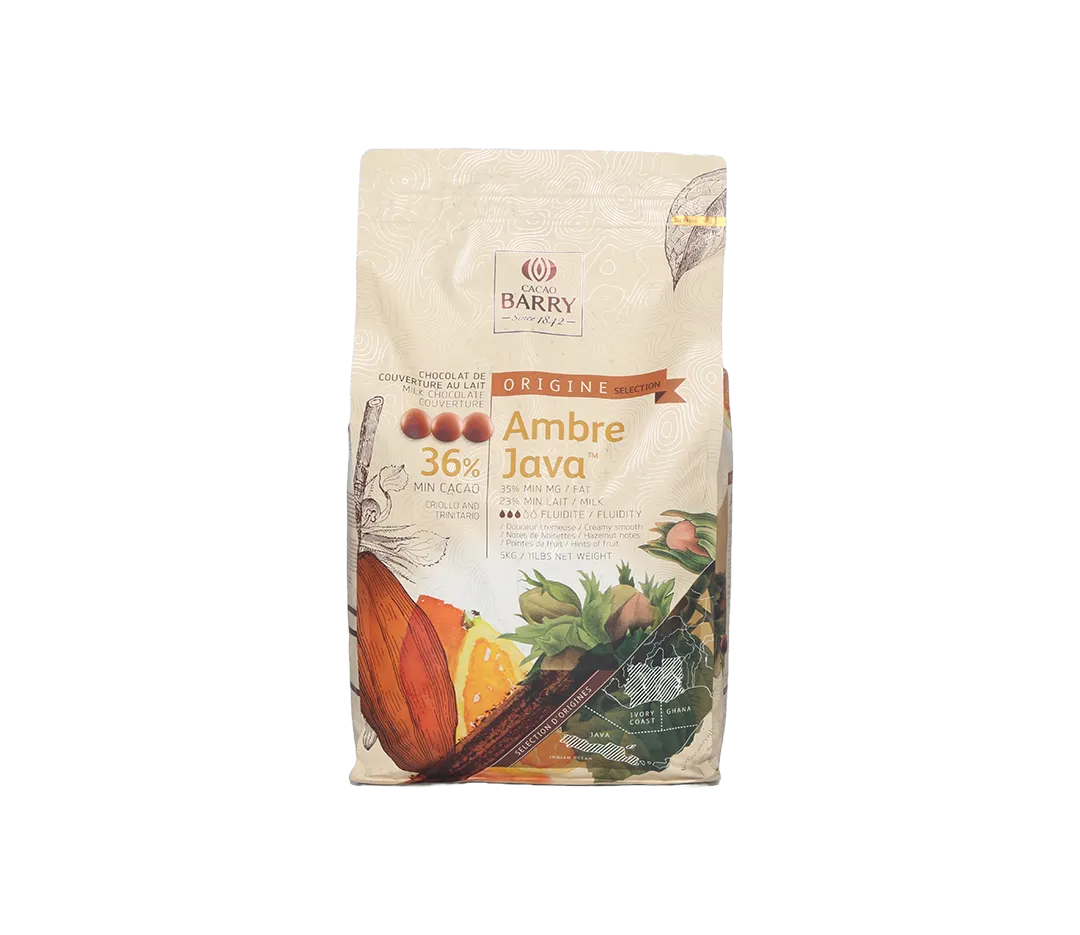 Chocolat Ambre Java 36% de cacao - 5kg