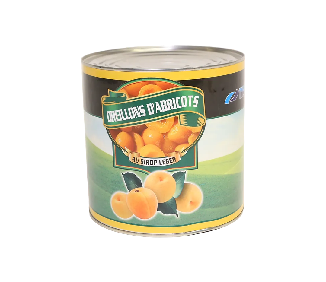 Abricots oreillons sirop - 3/1