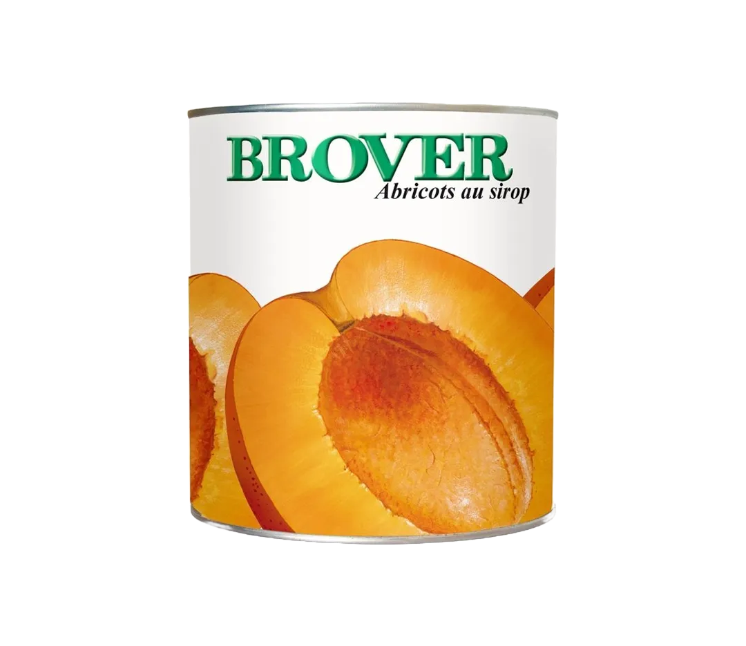 Abricots au sirop - boite 4/4