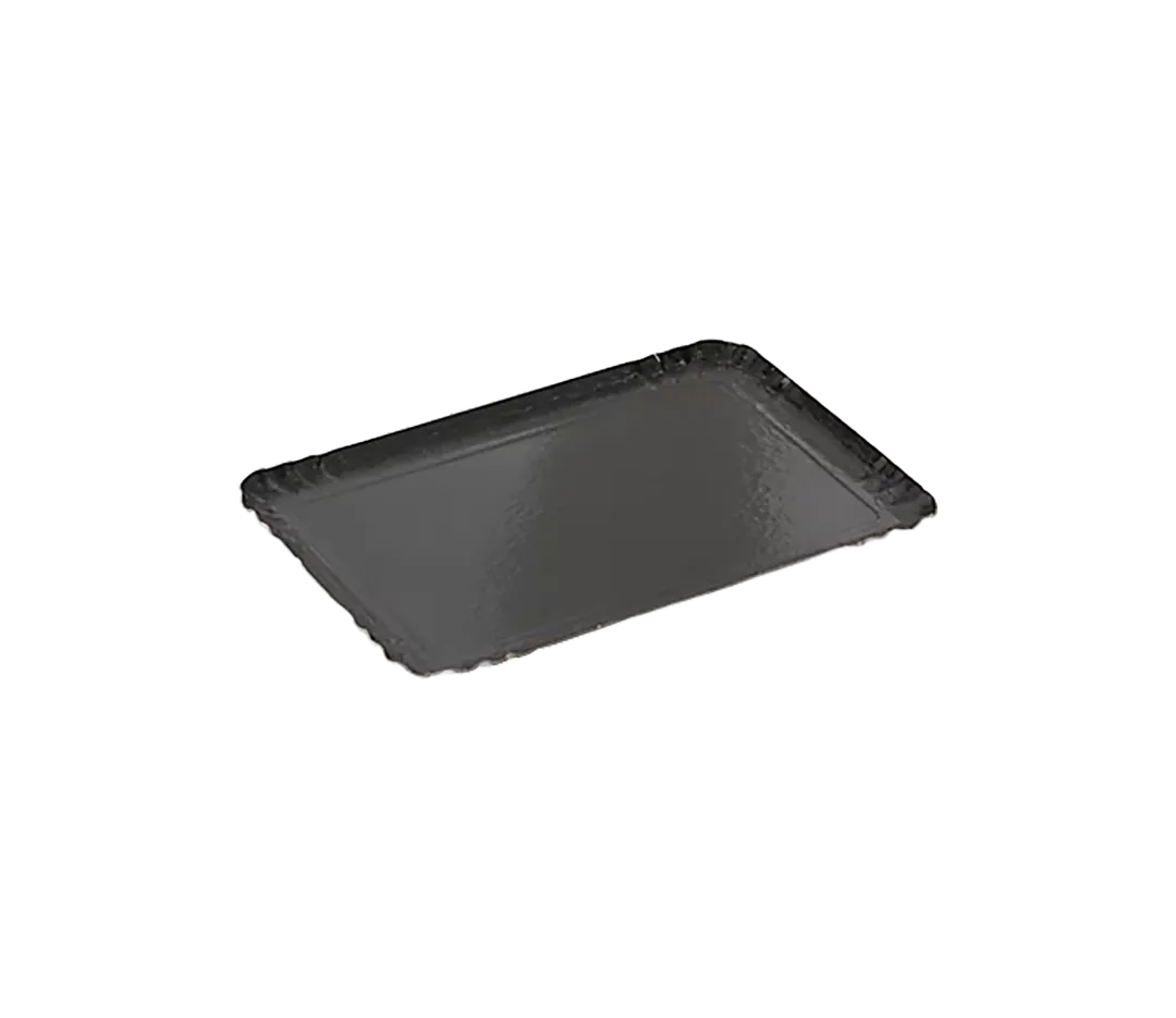 Plateau traiteur noir x 25