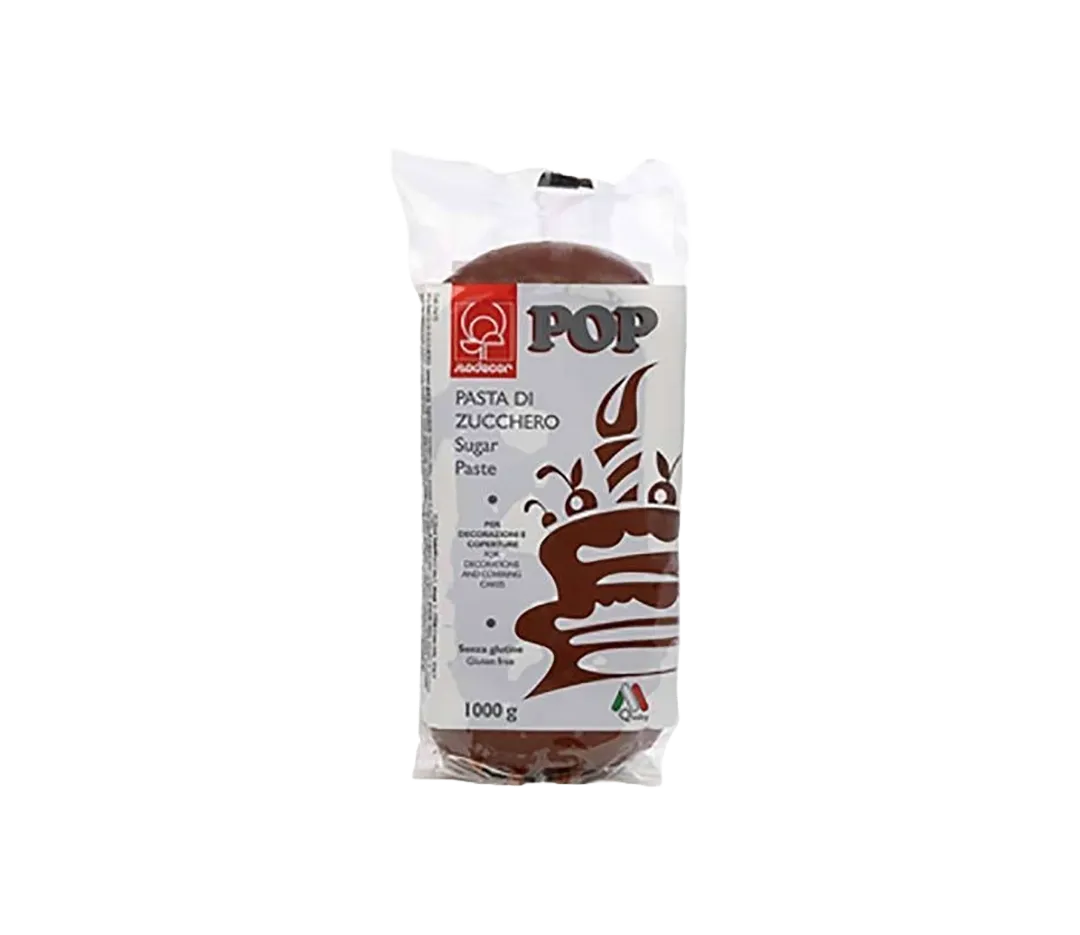 Pâte à sucre Pop marron