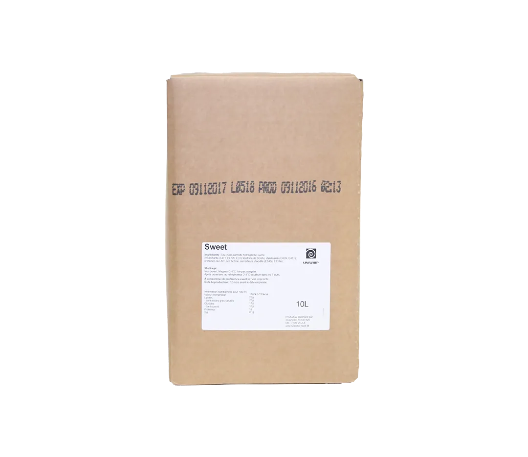 Crème végétale Sweet - 10L