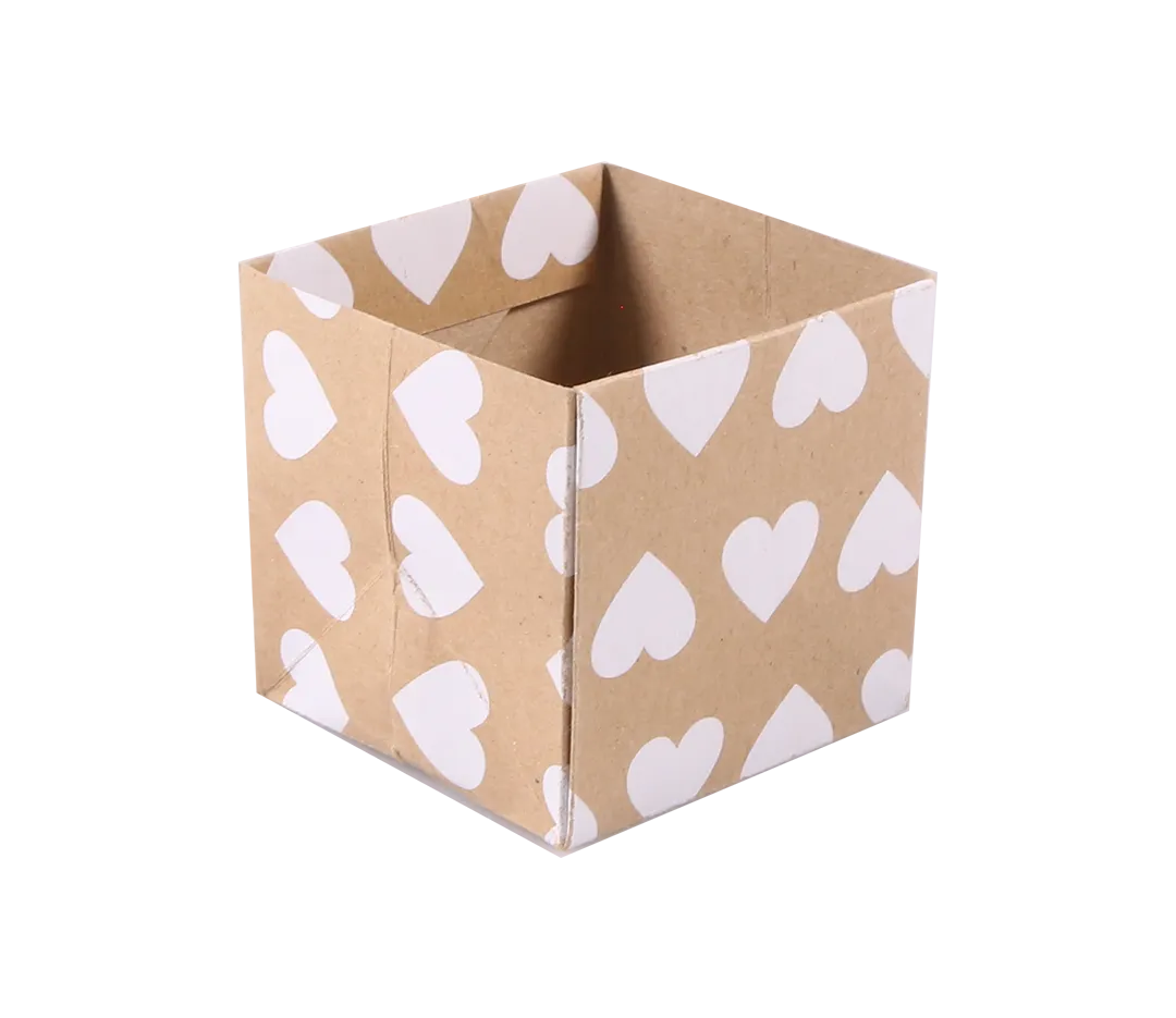 Boite cœur carton