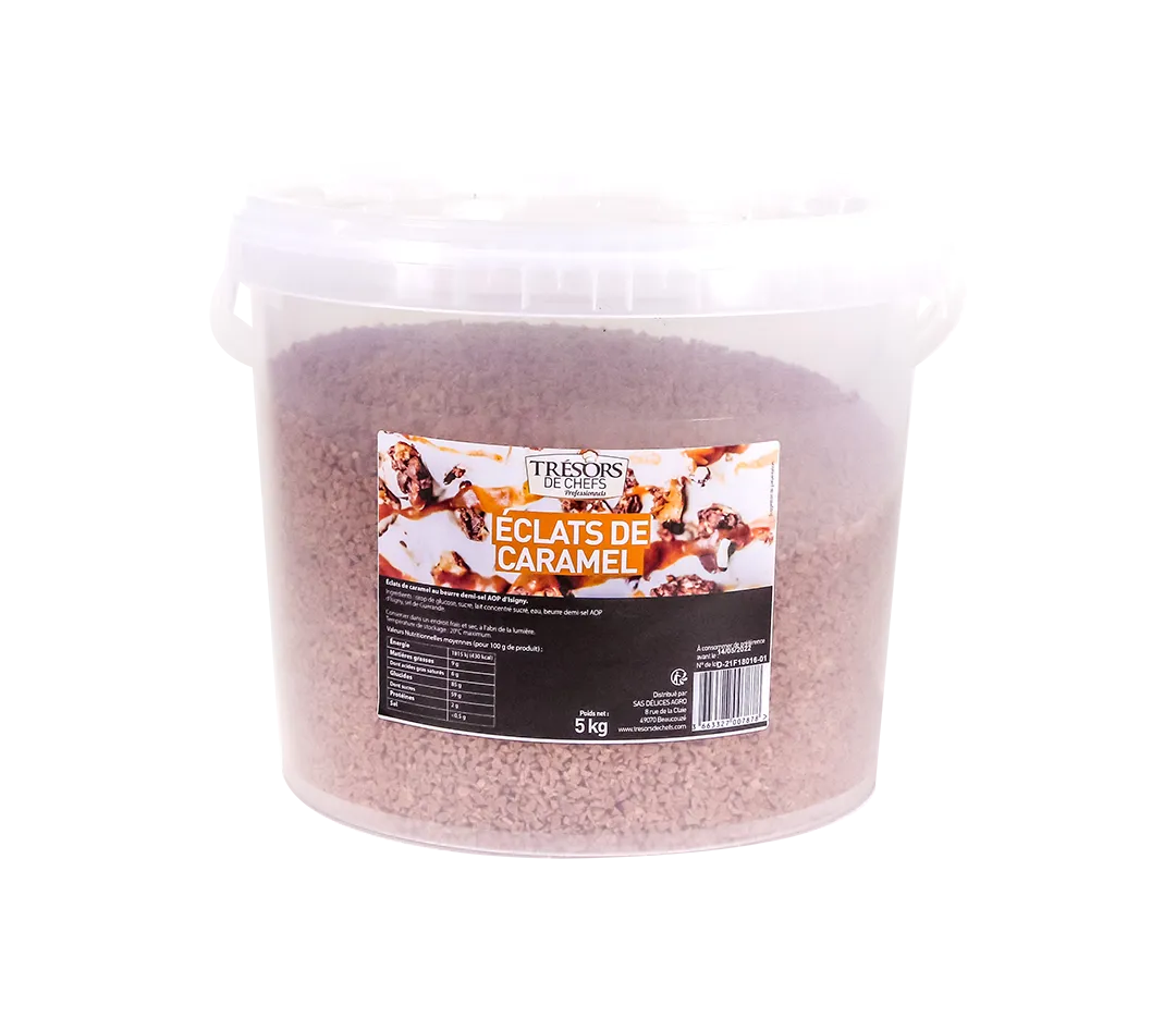 Eclats caramel beurre salé - 5 kg