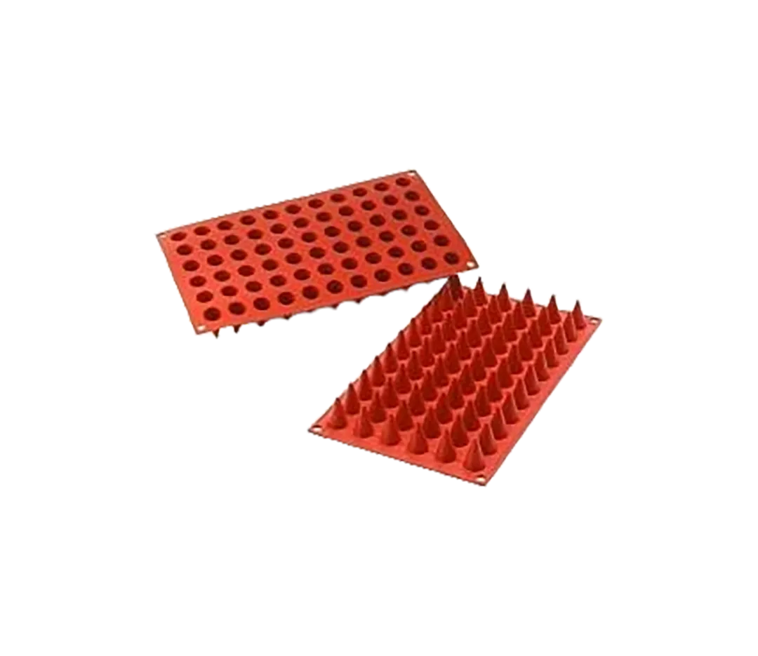 Moules silicone 66 mini cônes.