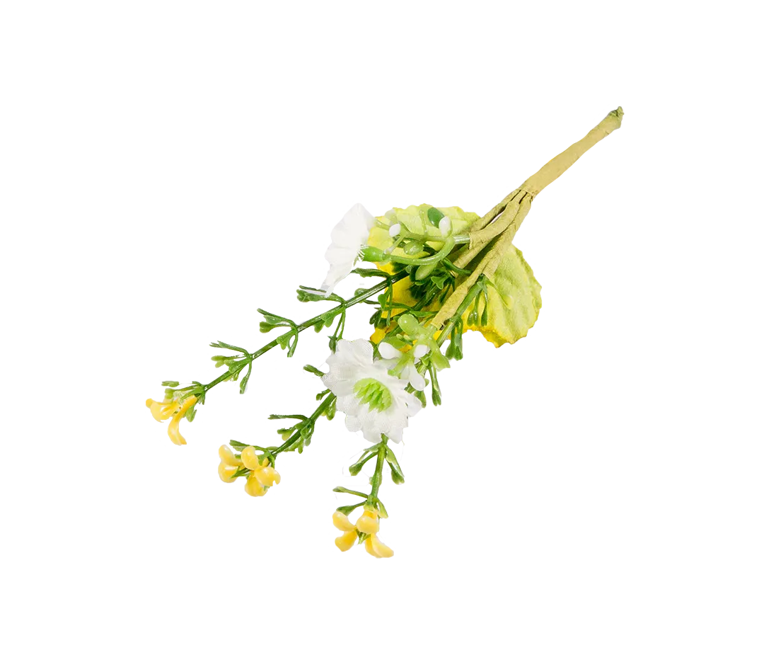 Piquet jaune et blanc
