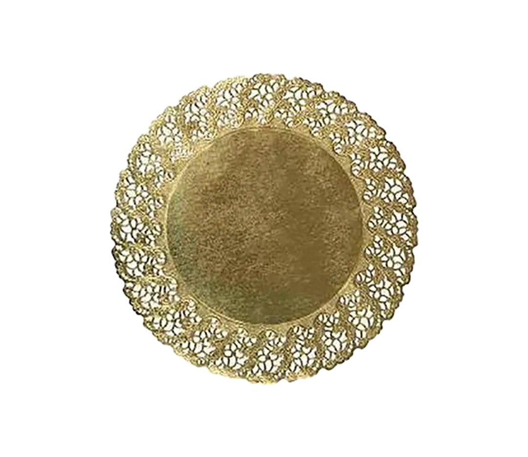 Dentelle ronde or