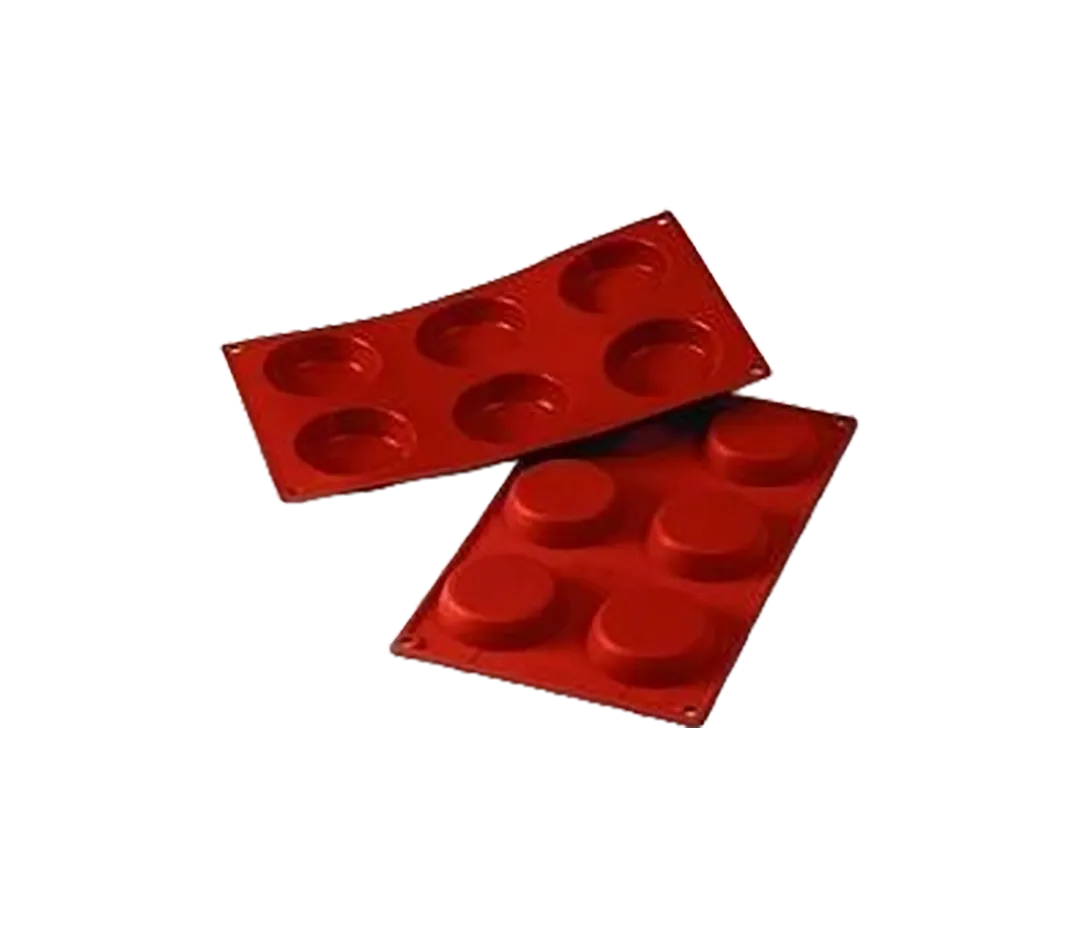 Moules silicone 6 petits millassons.