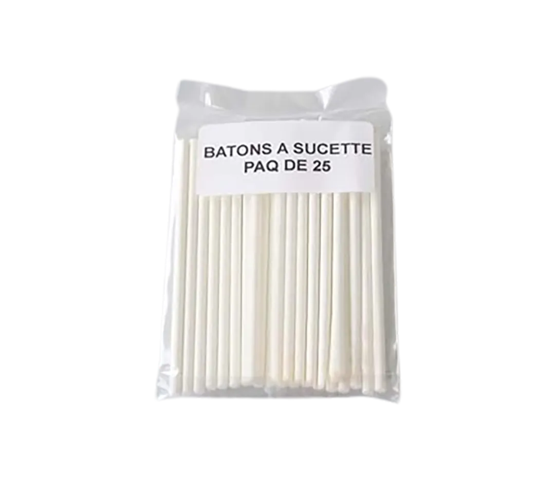 Bâtons à sucettes x 25