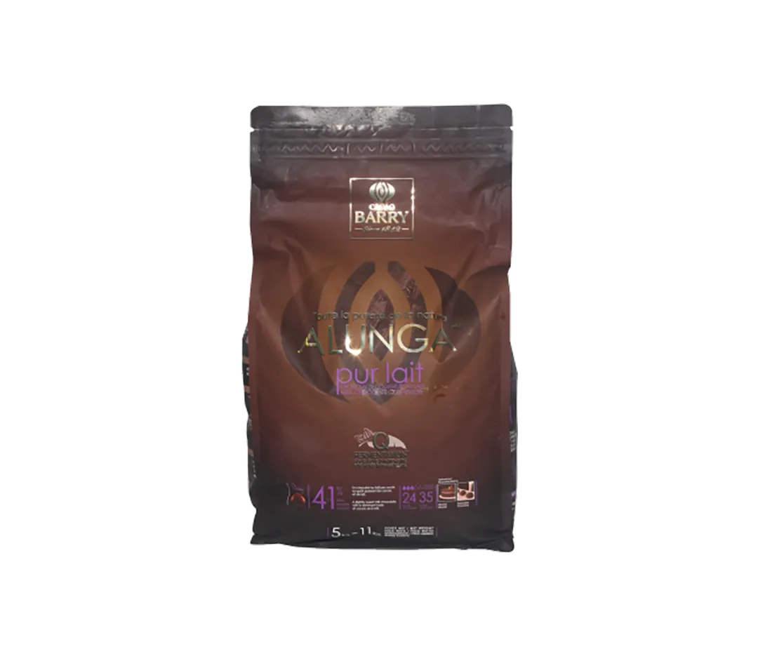 Chocolat lait Alunga 41% - 5kg