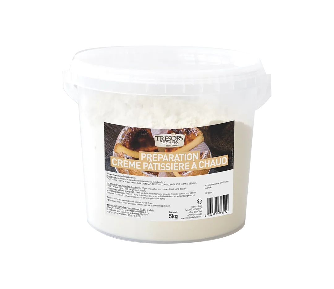 Préparation Crème pât. à chaud - 5kg