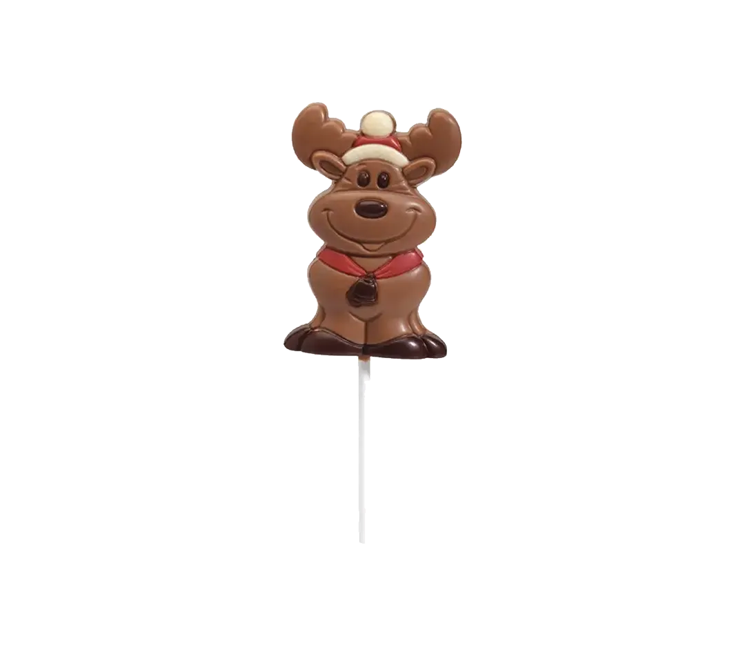 Sucette chocolat Ralf l'élan - 24 pièces