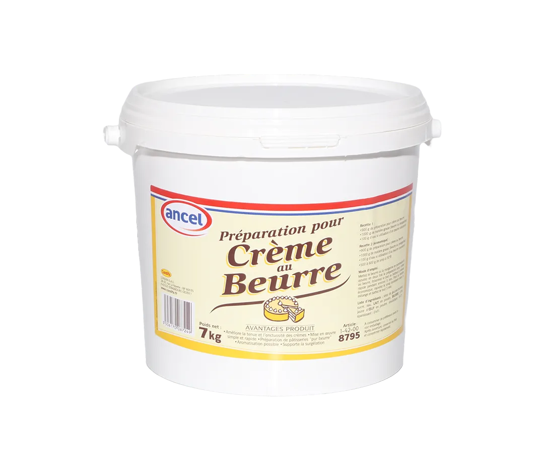 Préparation pour crème au beurre - 7kg