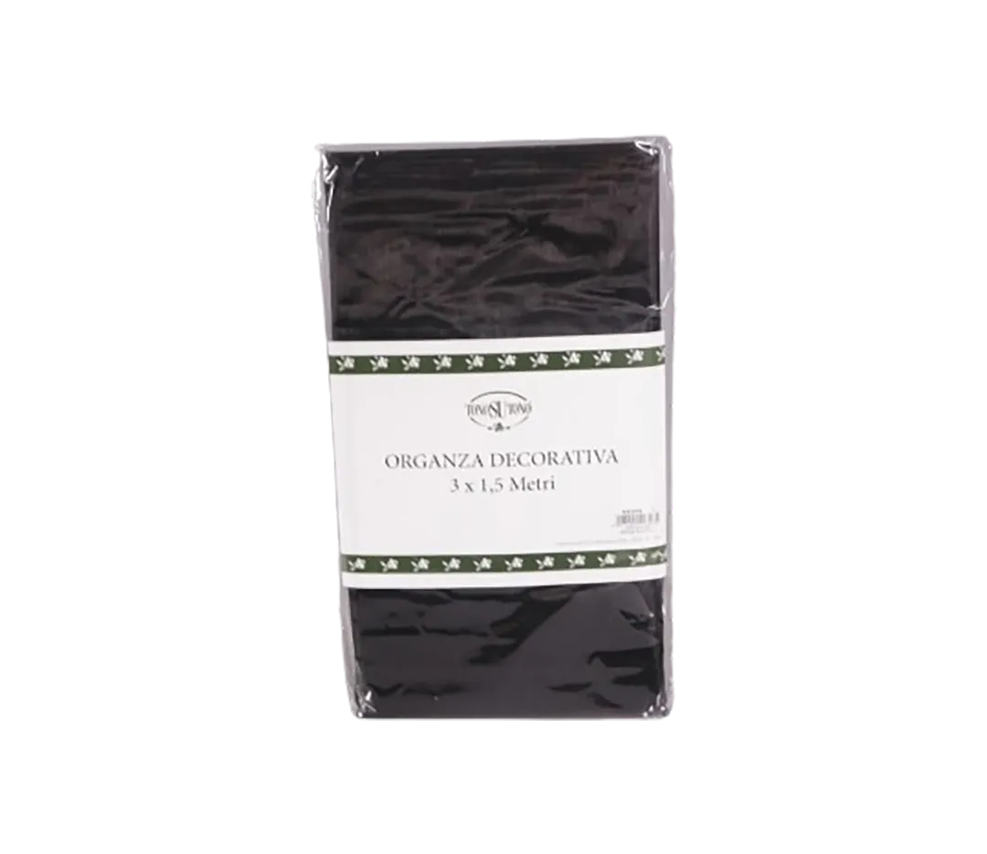 Tissu organza noir