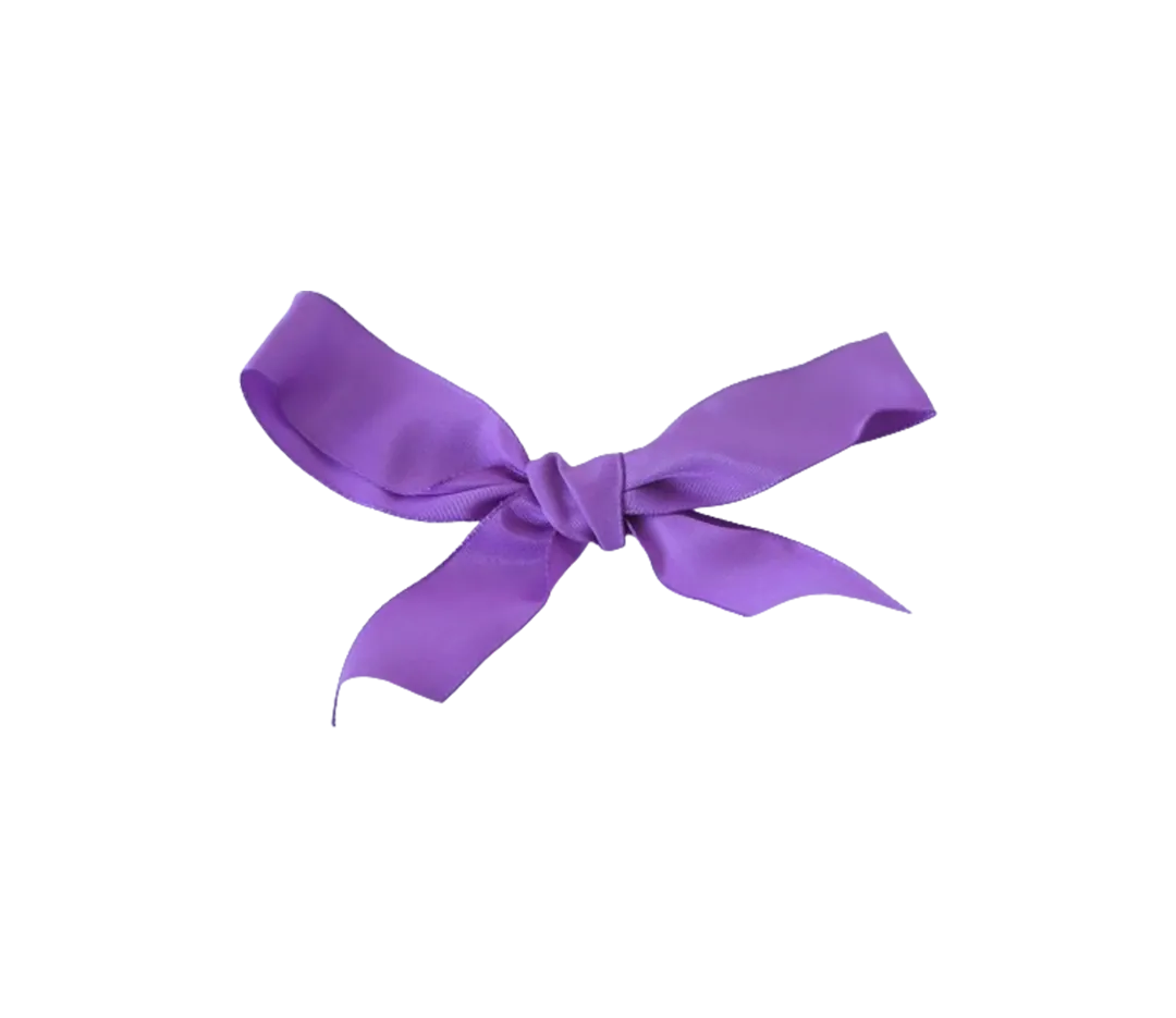 Ruban uni violet