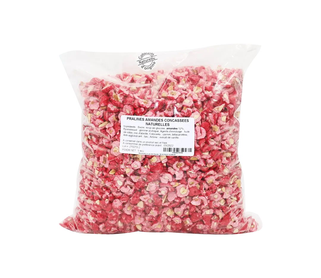 Pralines roses concassées - 5kg