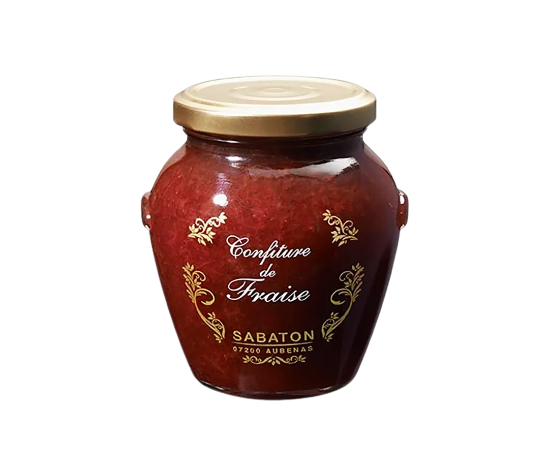 CONFITURE FRAISE BOCAL 350G SABATON.