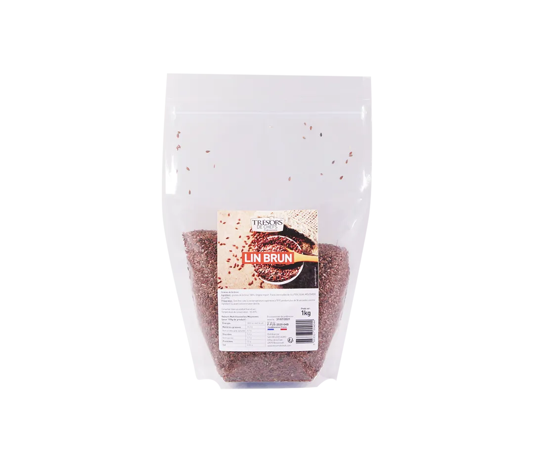 Graines de lin brun - 1kg