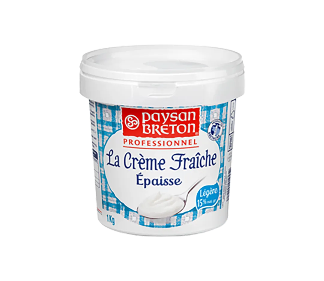 Crème fraiche épaisse 15% - 1kg