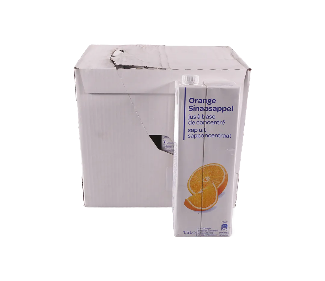 Jus d'orange pack 8 x 1.5 litres