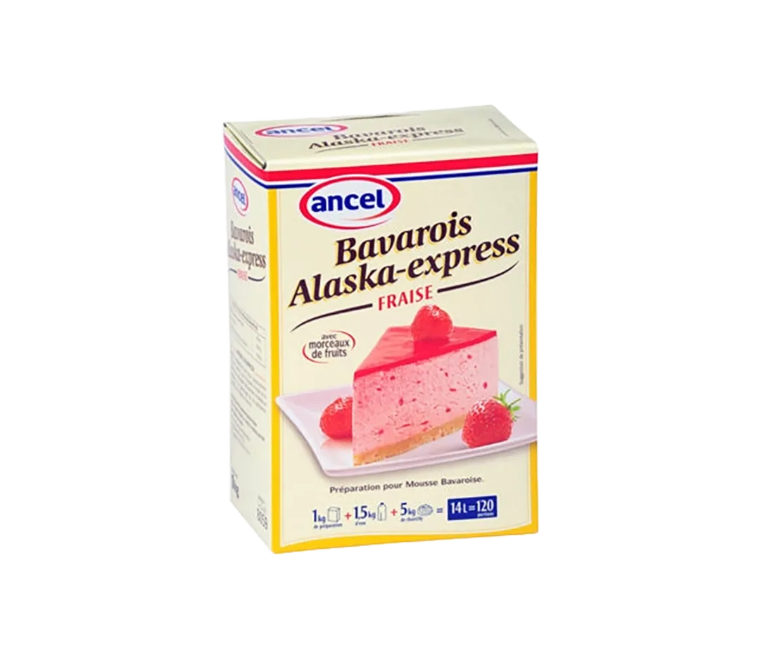 Bavarois Alaska Fraise - 1kg