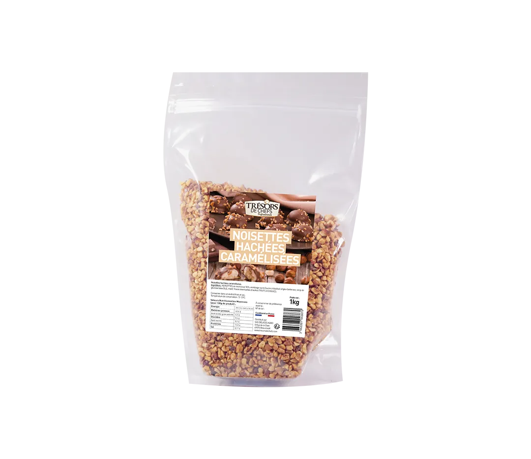 Noisettes hachées caramélisées - 1kg