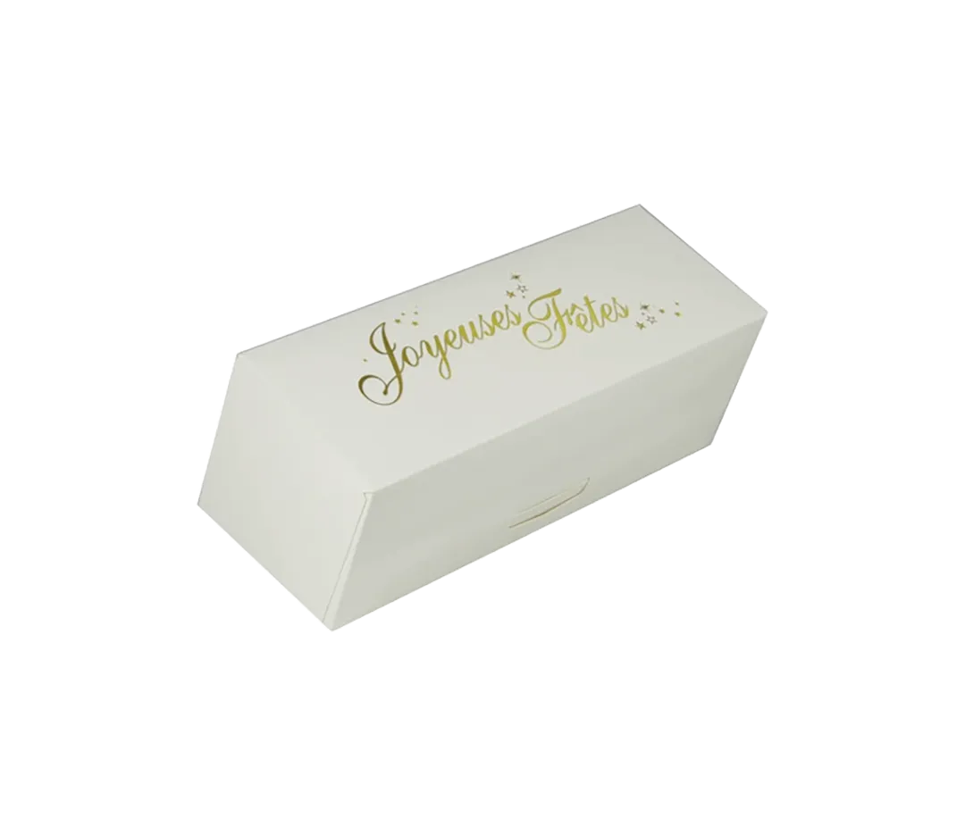 Boites à bûches "Joyeuses Fêtes" x25