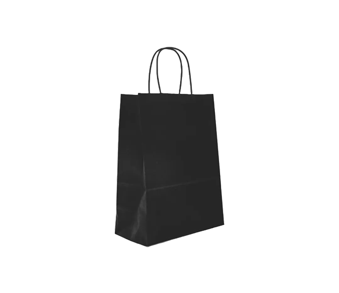 50 sacs cabas noirs - 18x8x24