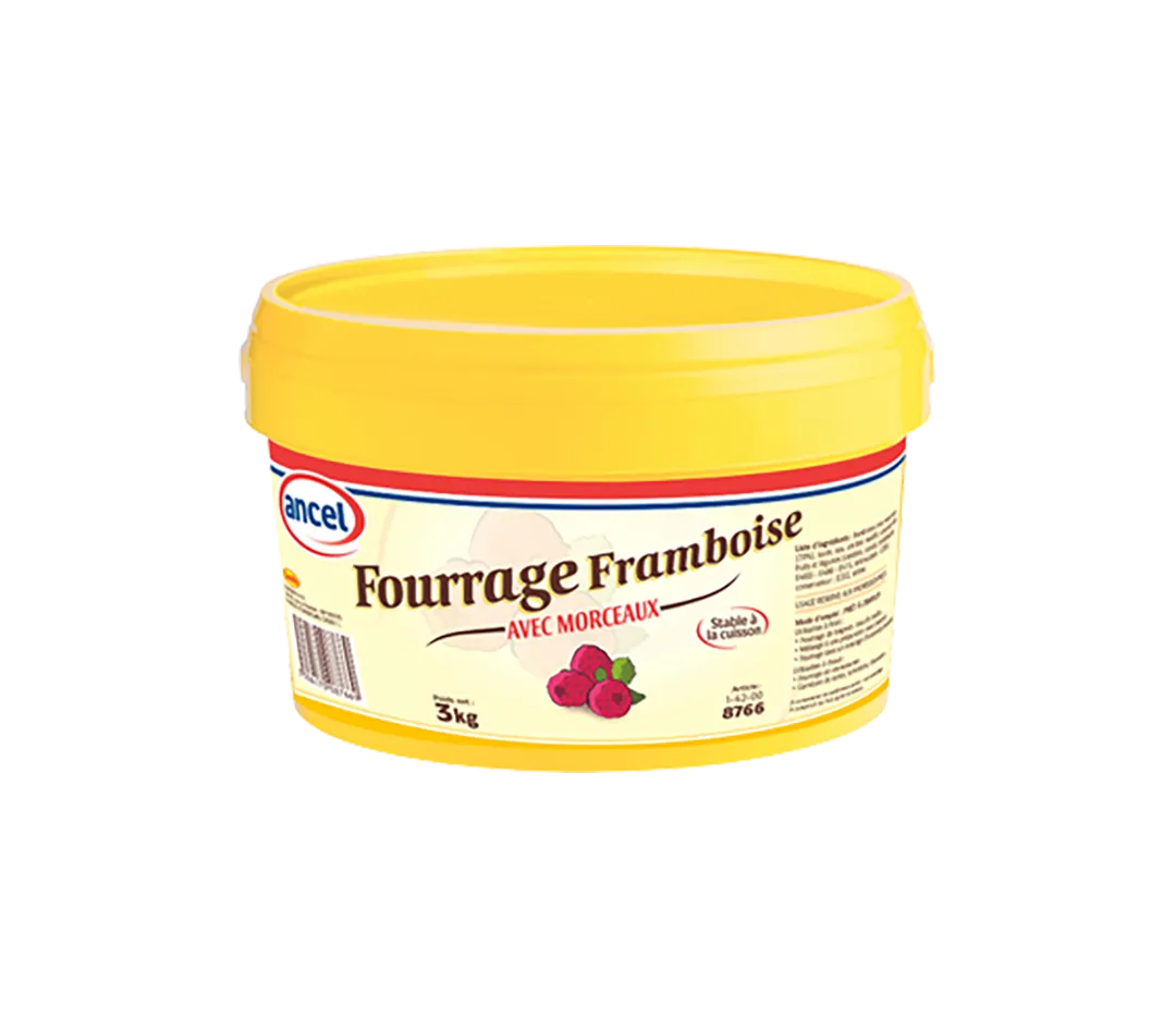 Fourrage framboise avec morceaux - 3kg